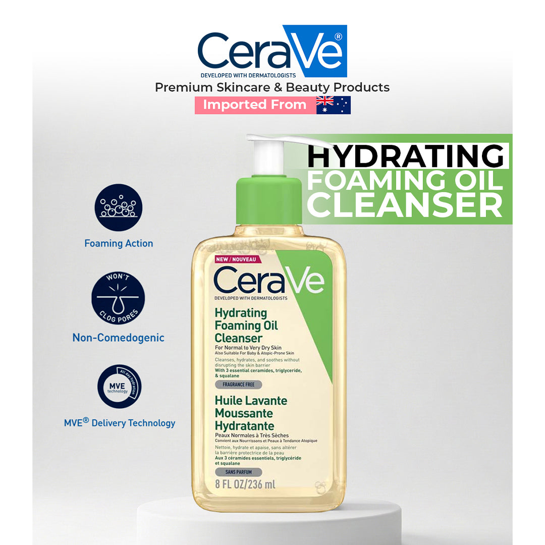 CeraVe Hydrating Foaming Oil Cleanser 236ml