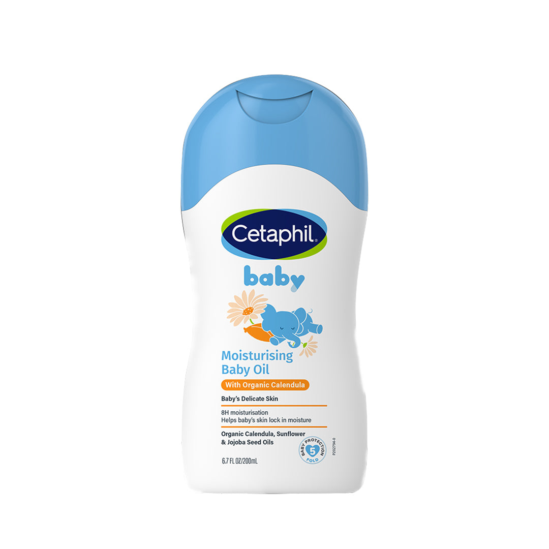 Cetaphil Baby Moisturising Baby Oil With Organic Calendula 200ml